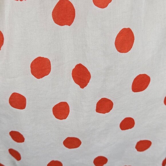 RIXO x Target Size Small Red Polka Dot Wrap Dress Ruffle Accents Puff Sleeve NWT - Picture 10 of 16